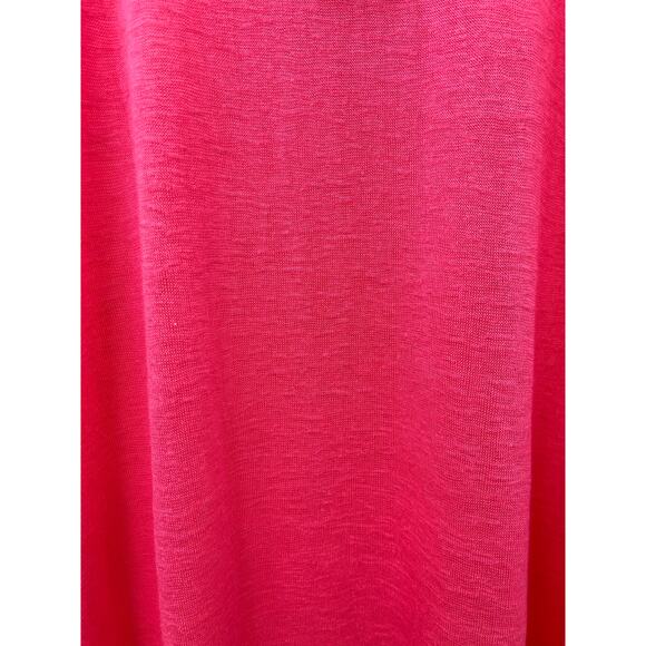 DKNY Women's Double Strap Tank Dress Midi Cover Up Swimsuit Pink Small NWT - Picture 6 of 6